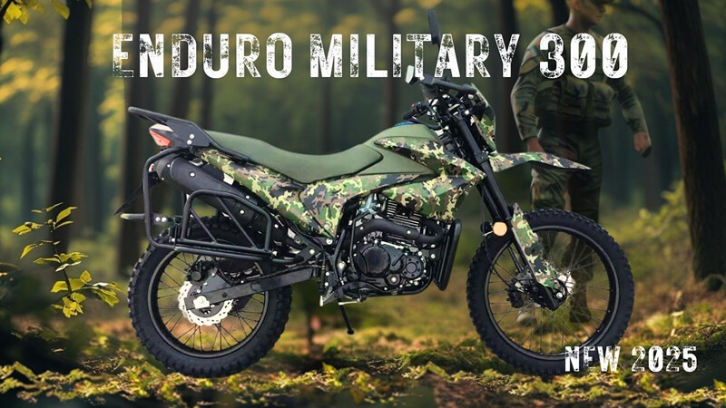 Испытай мощь: суровый ENDURO Millitary 300 вышел на тропу войны с бездорожьем